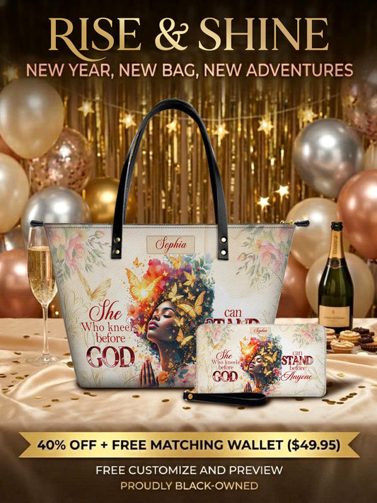 Melaniva Power of Prayer Leather Totebag Deal