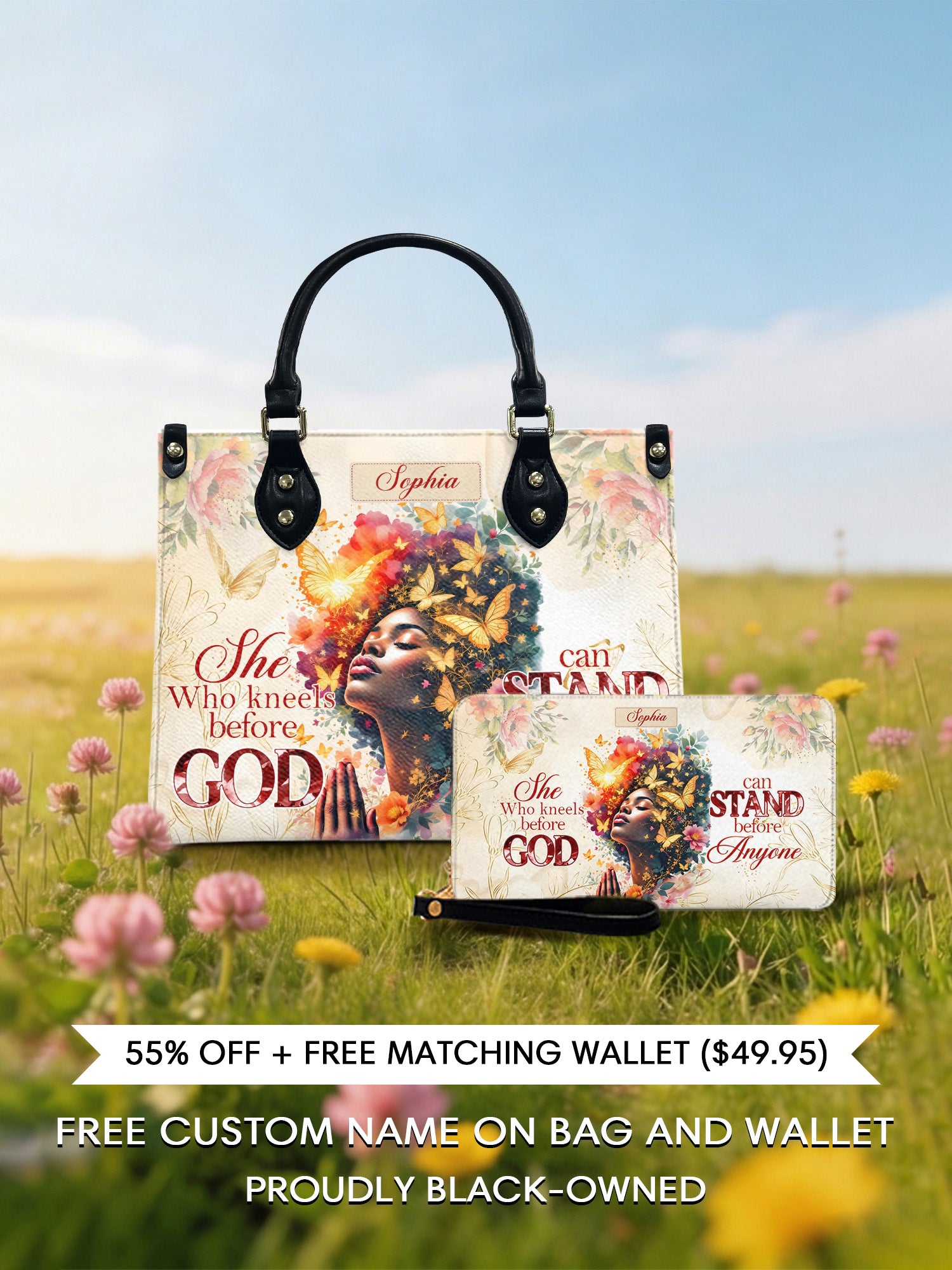 Melaniva Power of Prayer Leather Handbag Deal - Melaniva