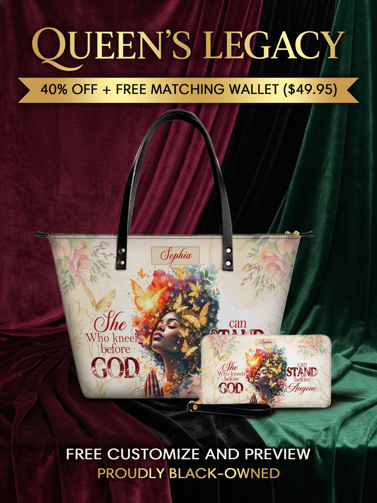 Melaniva Power of Prayer Leather Totebag Deal - Melaniva