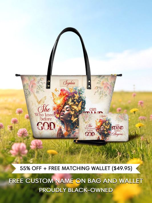 Melaniva Power of Prayer Leather Totebag Deal - Melaniva