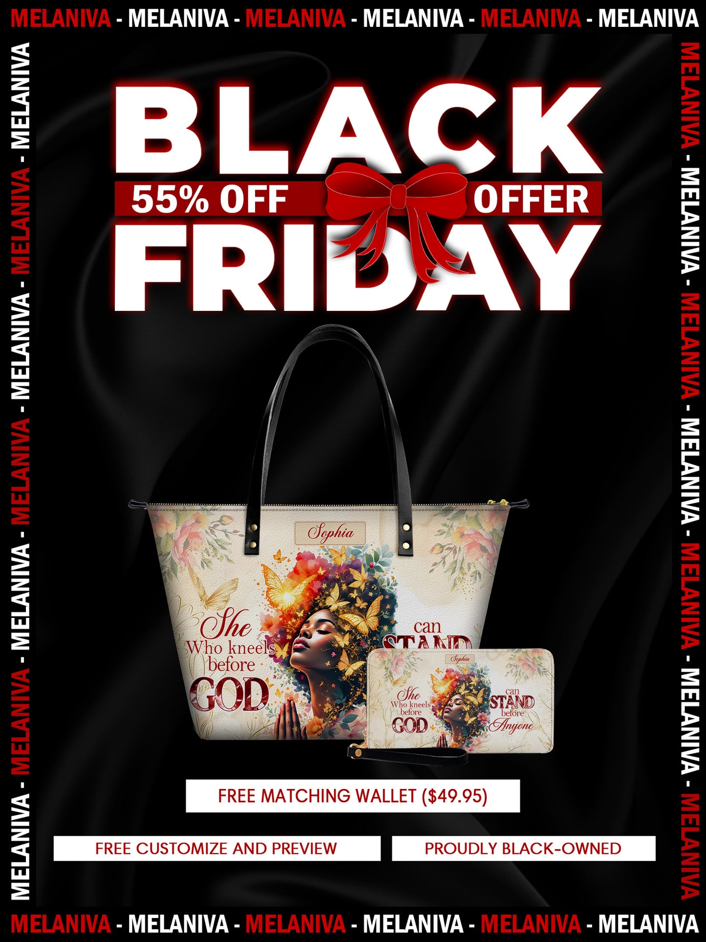 Melaniva Power of Prayer Leather Totebag Deal