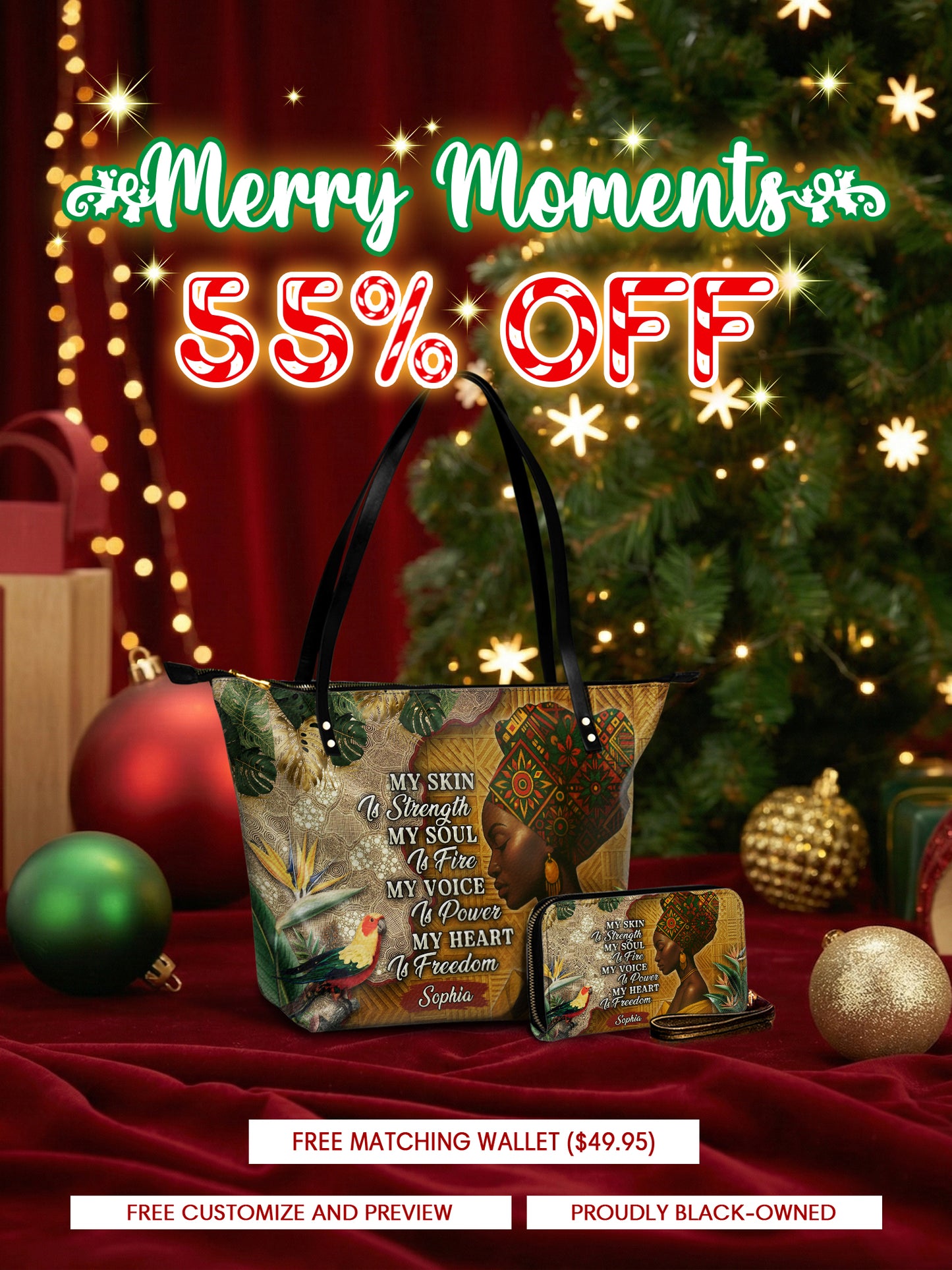 Melaniva Tropical Spirit Leather Totebag Deal