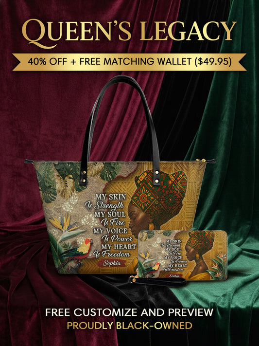 Melaniva Tropical Spirit Leather Totebag Deal - Melaniva