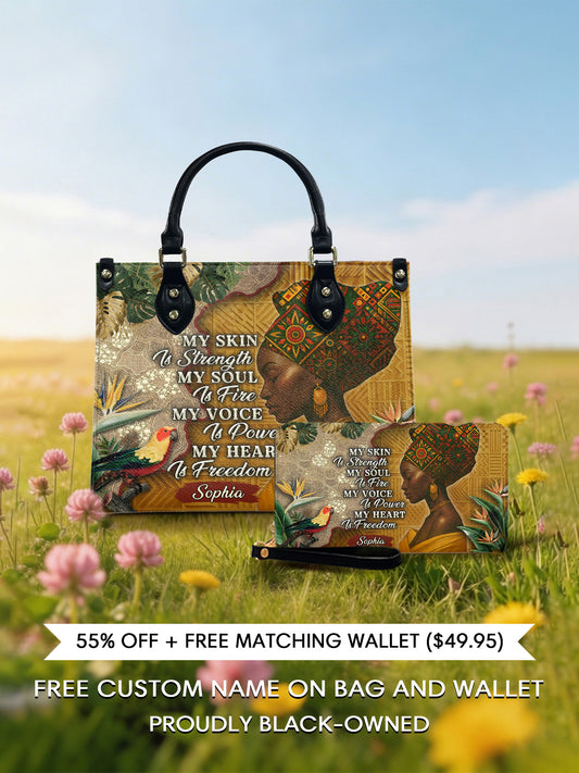 Melaniva Tropical Spirit Leather Handbag Deal - Melaniva