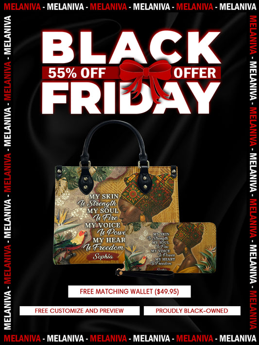 Melaniva Tropical Spirit Leather Handbag Deal