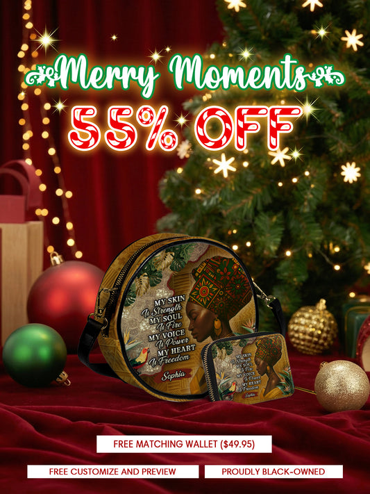 Melaniva Tropical Spirit Leather Circle Crossbag Deal