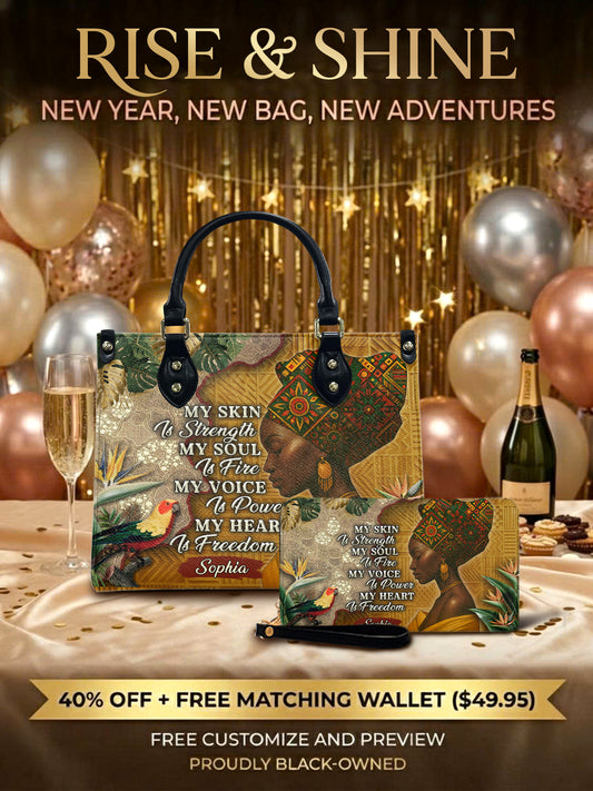 Melaniva Tropical Spirit Leather Handbag Deal