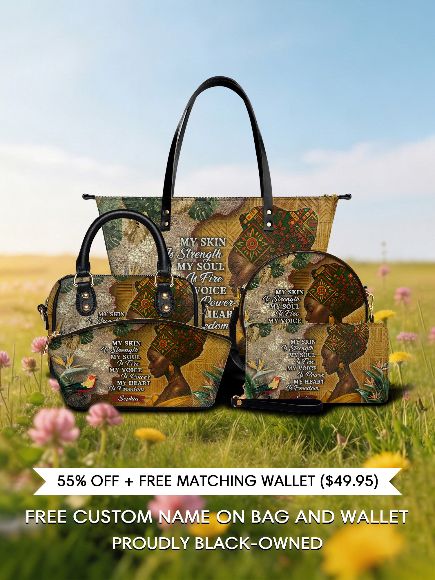 Melaniva "Tropical Spirit" Tote Bag The Lucky Bundle - Melaniva