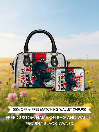 Melaniva Graffiti Art Purse Leather Mini Satchel Deal - Melaniva