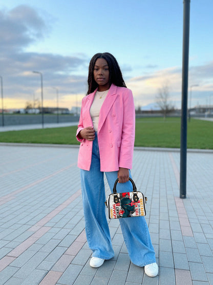 Melaniva Graffiti Art Purse Leather Mini Satchel Deal