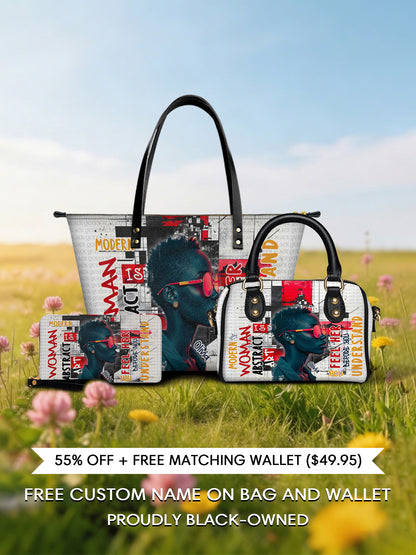 Melaniva "Graffiti Art Purse" Tote Bag The Perfect Trio - Melaniva