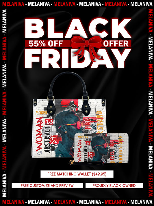 Melaniva Graffiti Art Purse Afrocentric Abstract Woman Handbag Deal