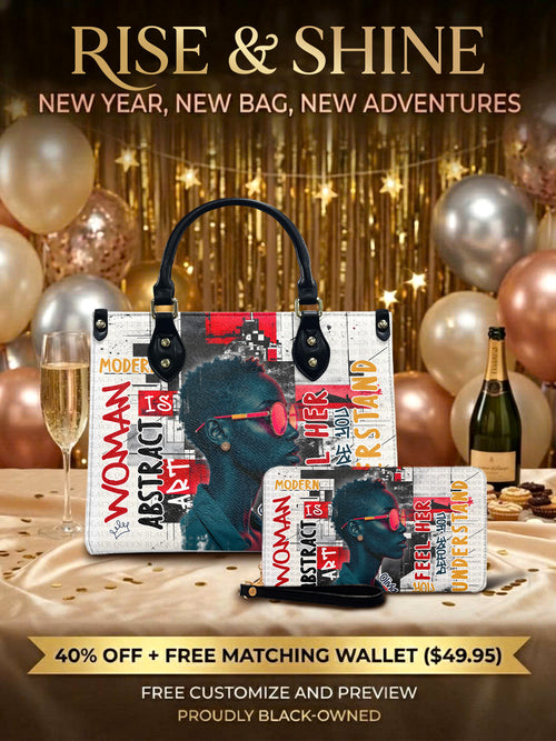 Melaniva Graffiti Art Purse Afrocentric Abstract Woman Handbag Deal