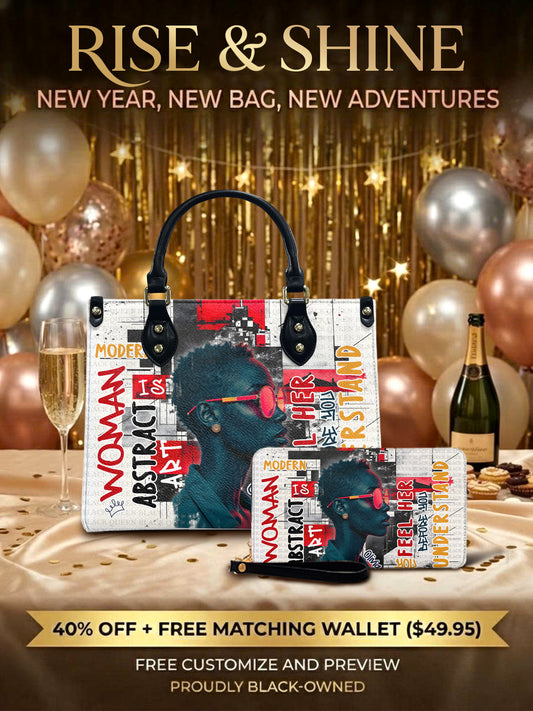 Melaniva Graffiti Art Purse Afrocentric Abstract Woman Handbag Deal