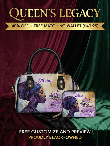 Melaniva "Amethyst Dreams" Leather Mini Satchel Deal - Melaniva