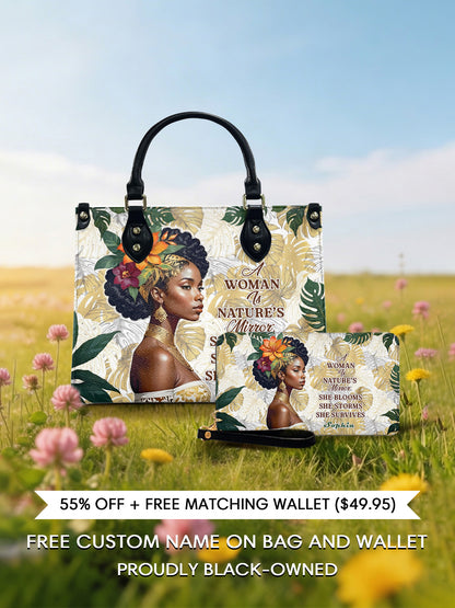 Melaniva Eternal Blossom Leather Handbag Deal - Melaniva