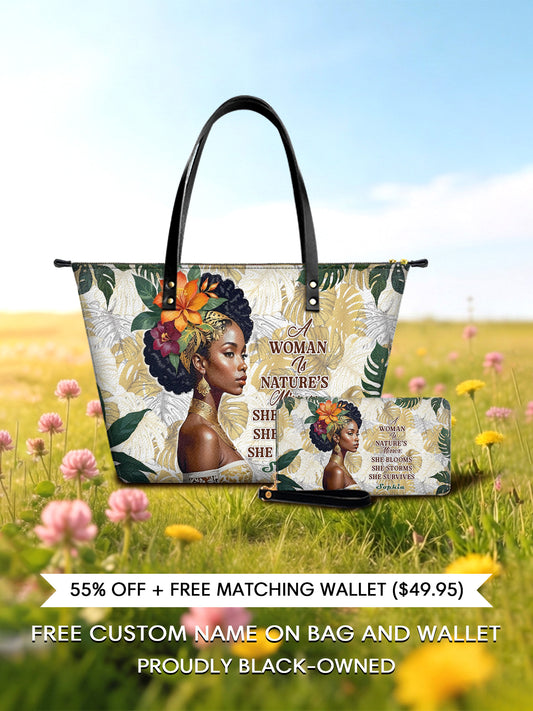 Melaniva Eternal Blossom Leather Totebag Deal - Melaniva