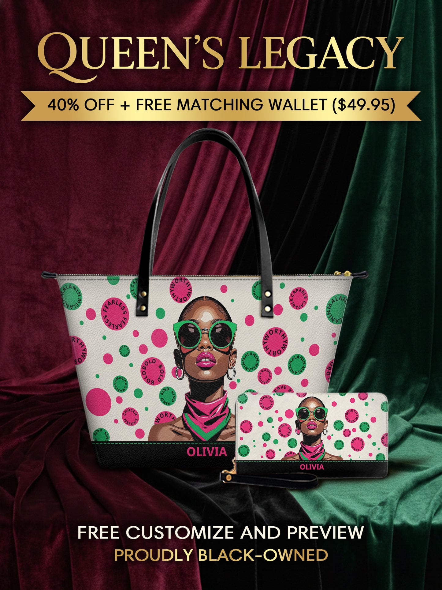 Melaniva “Bold & Worthy” Leather Totebag Deal - Melaniva