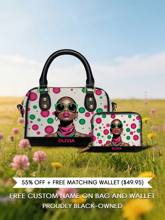 Melaniva “Bold & Worthy” Leather Mini Satchel Deal - Melaniva