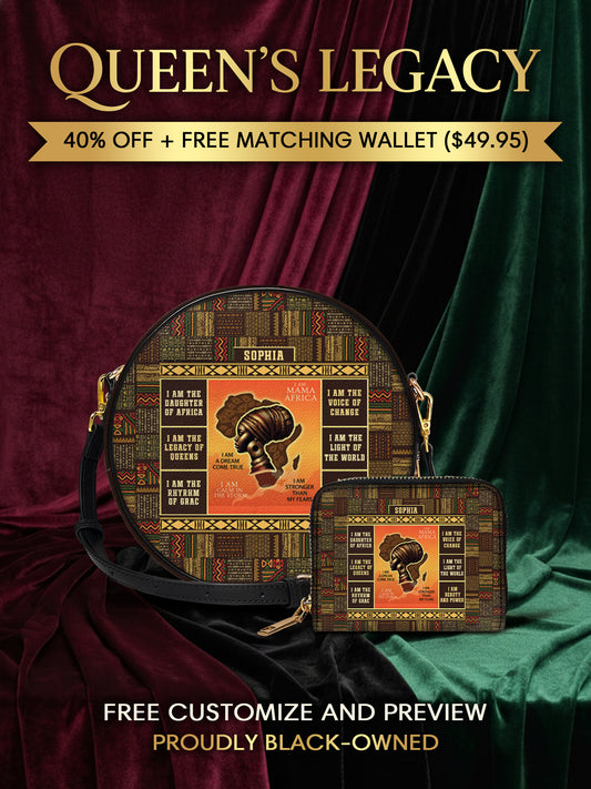 Melaniva “Mama Africa” Leather Circle Crossbag Deal - Melaniva