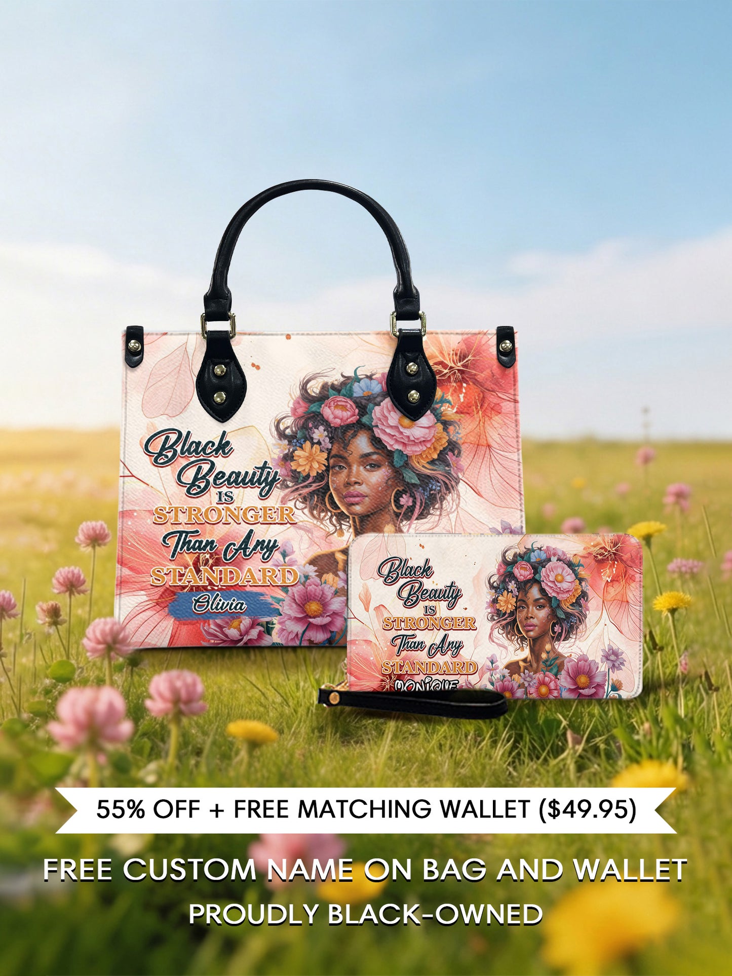 Melaniva “Fearless Beauty Floral” Leather Handbag Deal - Melaniva