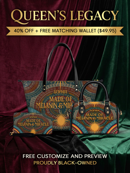 Melaniva “Melanin & Miracle” Tote Bag The Perfect Trio - Melaniva