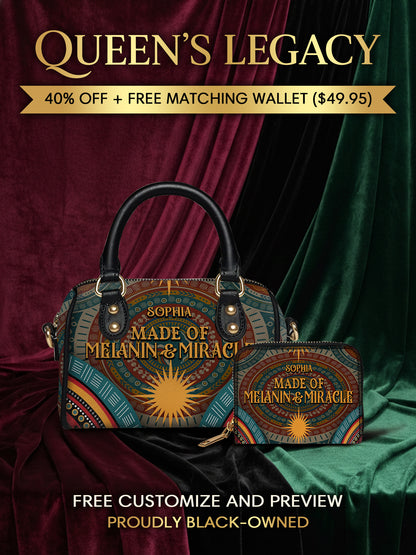 Melaniva “Melanin & Miracle” Leather Mini Satchel Deal - Melaniva