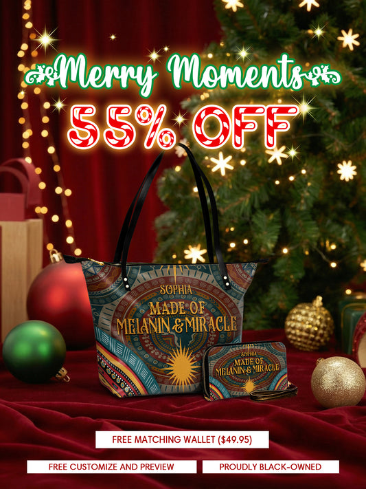 Melaniva “Melanin & Miracle” Leather Totebag Deal