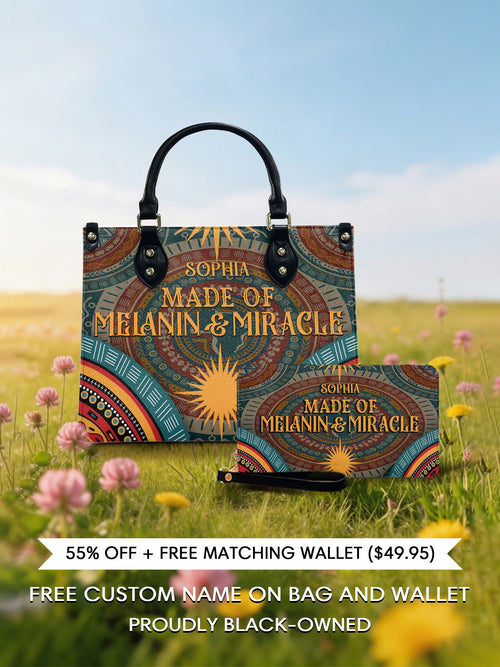 Melaniva “Melanin & Miracle” Leather Handbag Deal - Melaniva