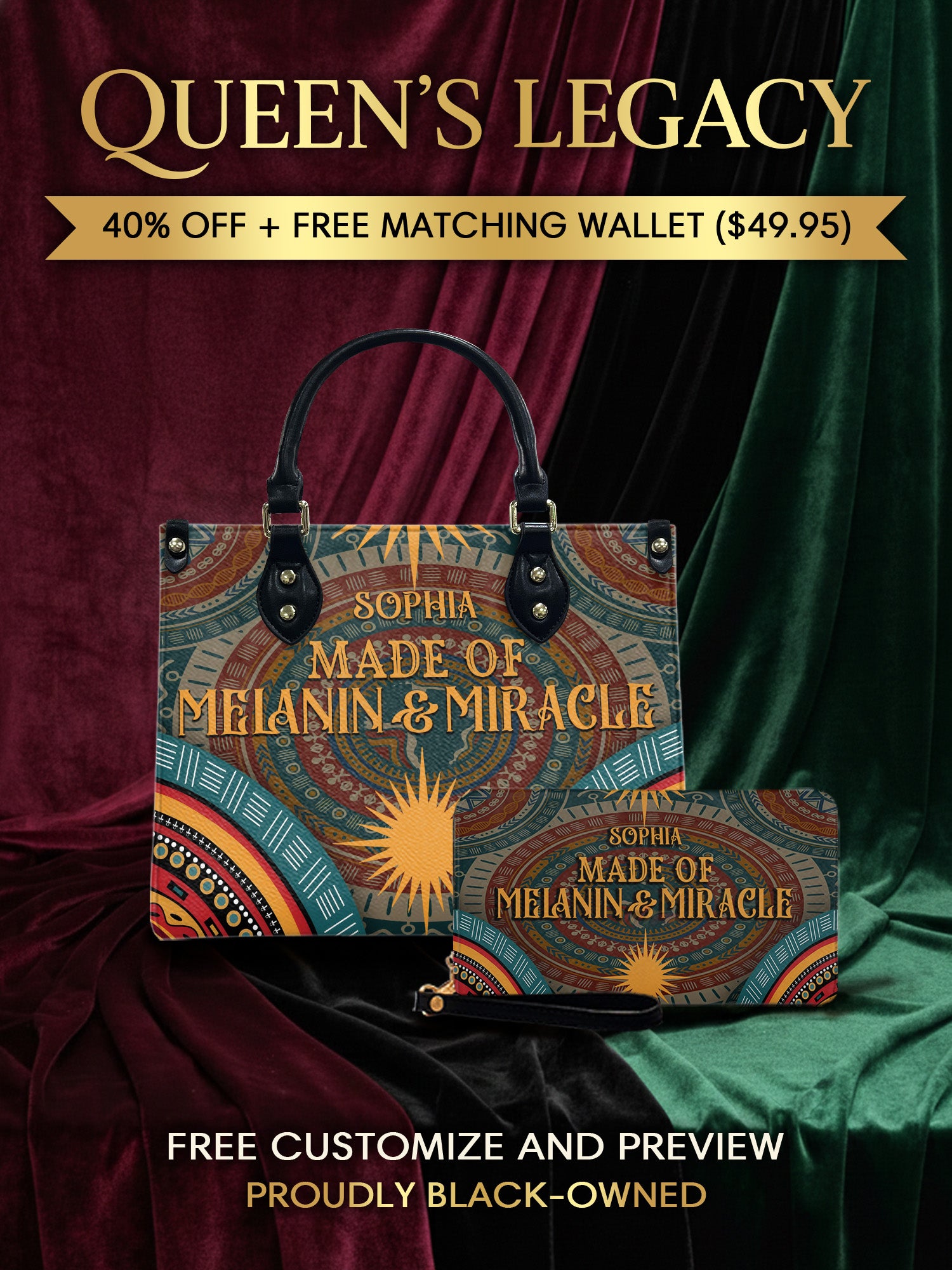Melaniva “Melanin & Miracle” Leather Handbag Deal - Melaniva