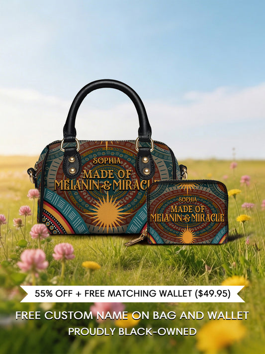 Melaniva “Melanin & Miracle” Leather Mini Satchel Deal - Melaniva