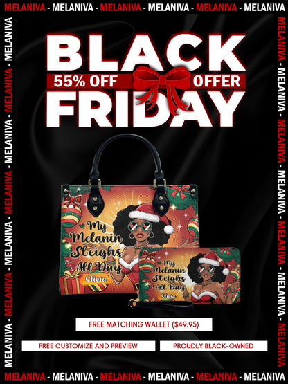 Melaniva Sleigh Queen Leather Handbag Deal