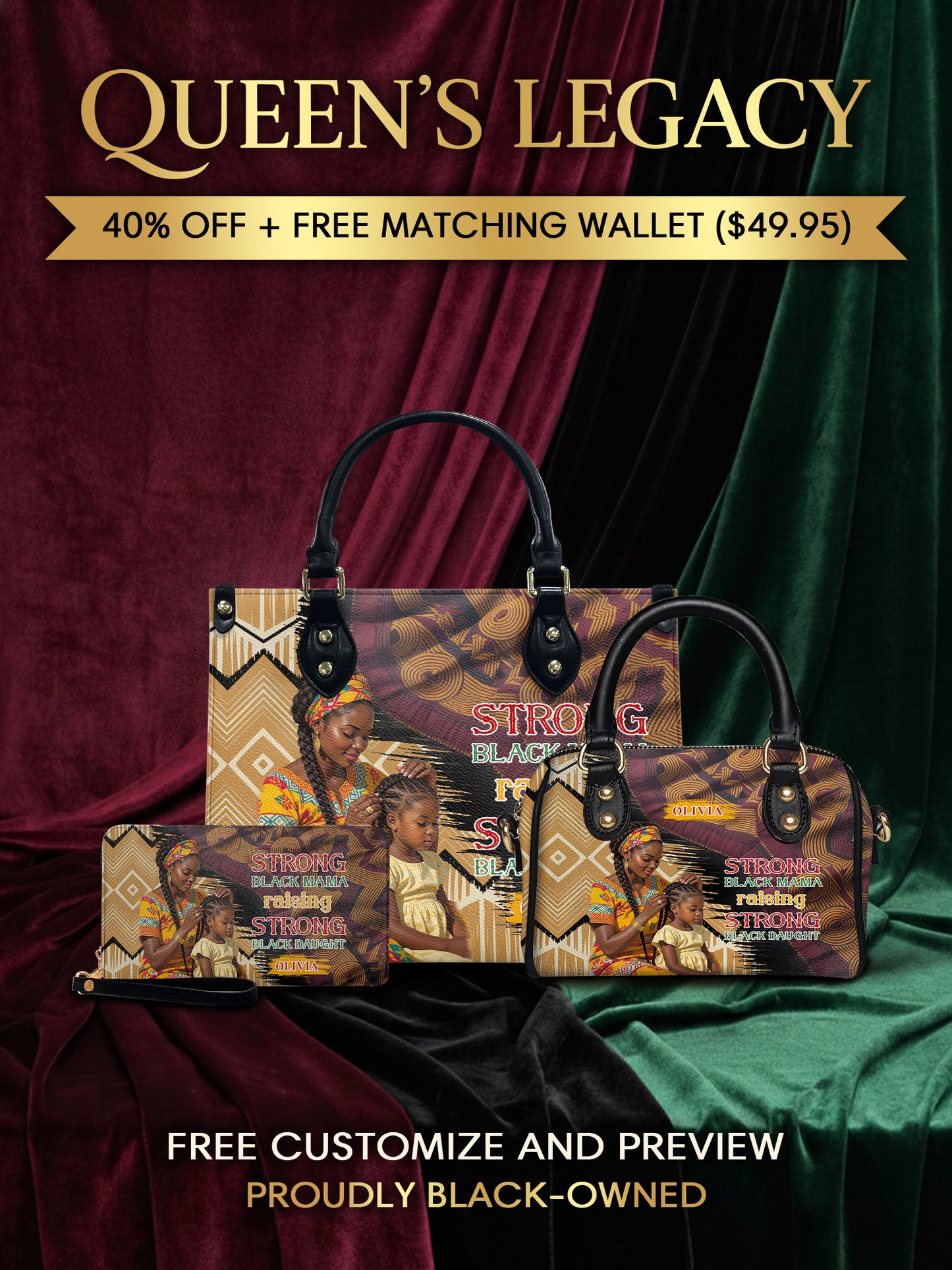 Melaniva "Black Queen & Princess" The Perfect Trio - Melaniva