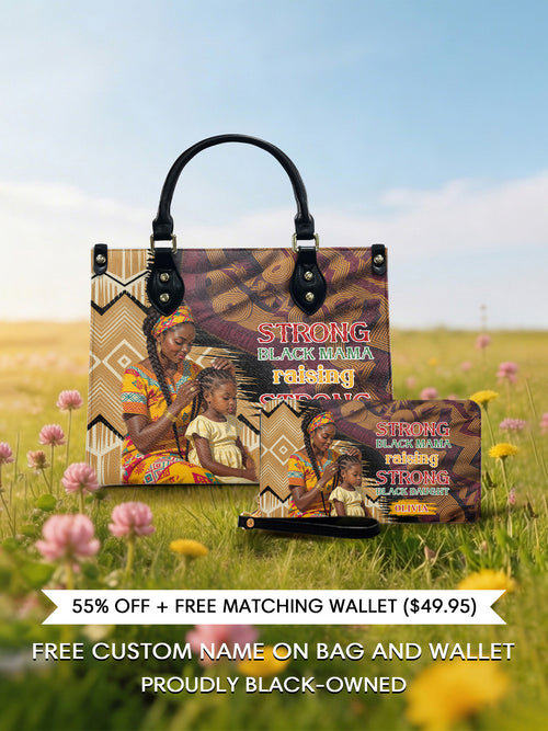 Melaniva "Black Queen & Princess" Leather Handbag Deal - Melaniva