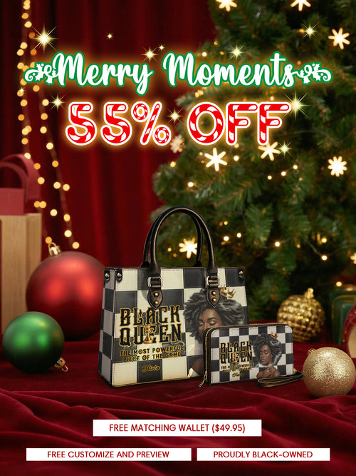 Melaniva “Black Queen Royal Elegance” Leather Handbag Deal