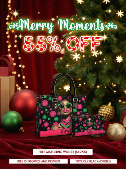 Melaniva "Fearless Beauty Rising" Leather Handbag Deal