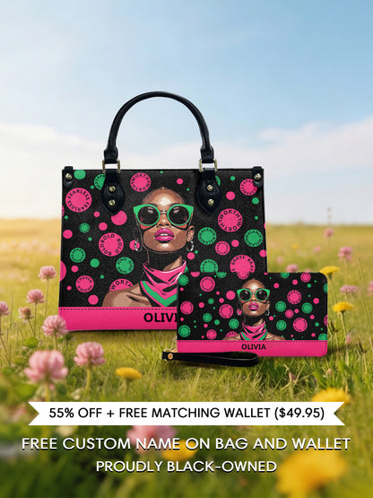 Melaniva "Fearless Beauty Rising" Leather Handbag Deal - Melaniva
