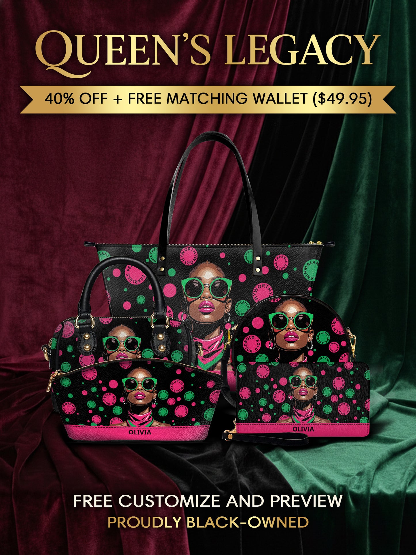 Melaniva "Fearless Beauty Rising" Tote Bag The Lucky Bundle - Melaniva