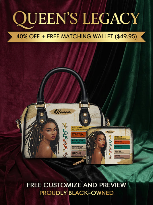 Melaniva “The Power of I Am” Leather Mini Satchel Deal - Melaniva