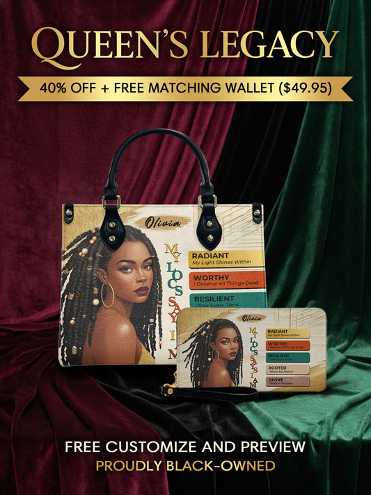 Melaniva “The Power of I Am” Leather Handbag Deal - Melaniva