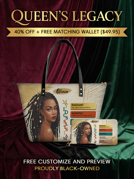 Melaniva “The Power of I Am” Leather Totebag Deal - Melaniva