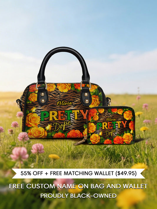 Melaniva “Pretty Dope” Leather Mini Satchel Deal - Melaniva
