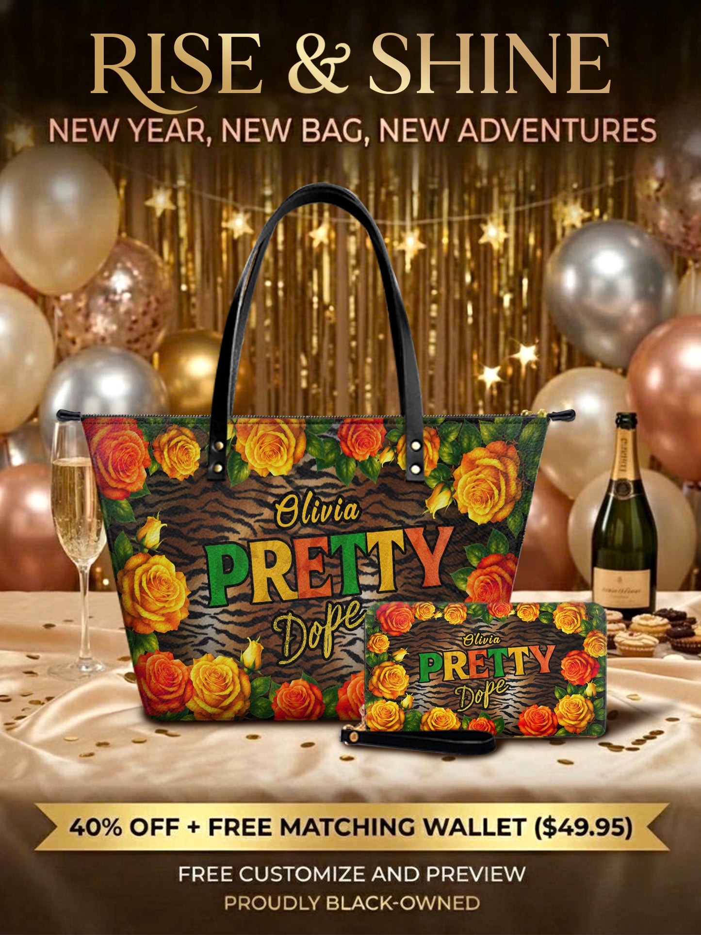 Melaniva “Pretty Dope” Leather Totebag Deal - Melaniva