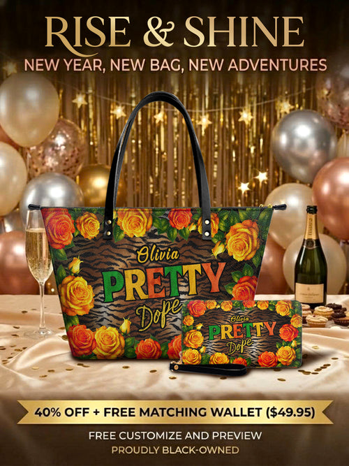 Melaniva “Pretty Dope” Leather Totebag Deal - Melaniva