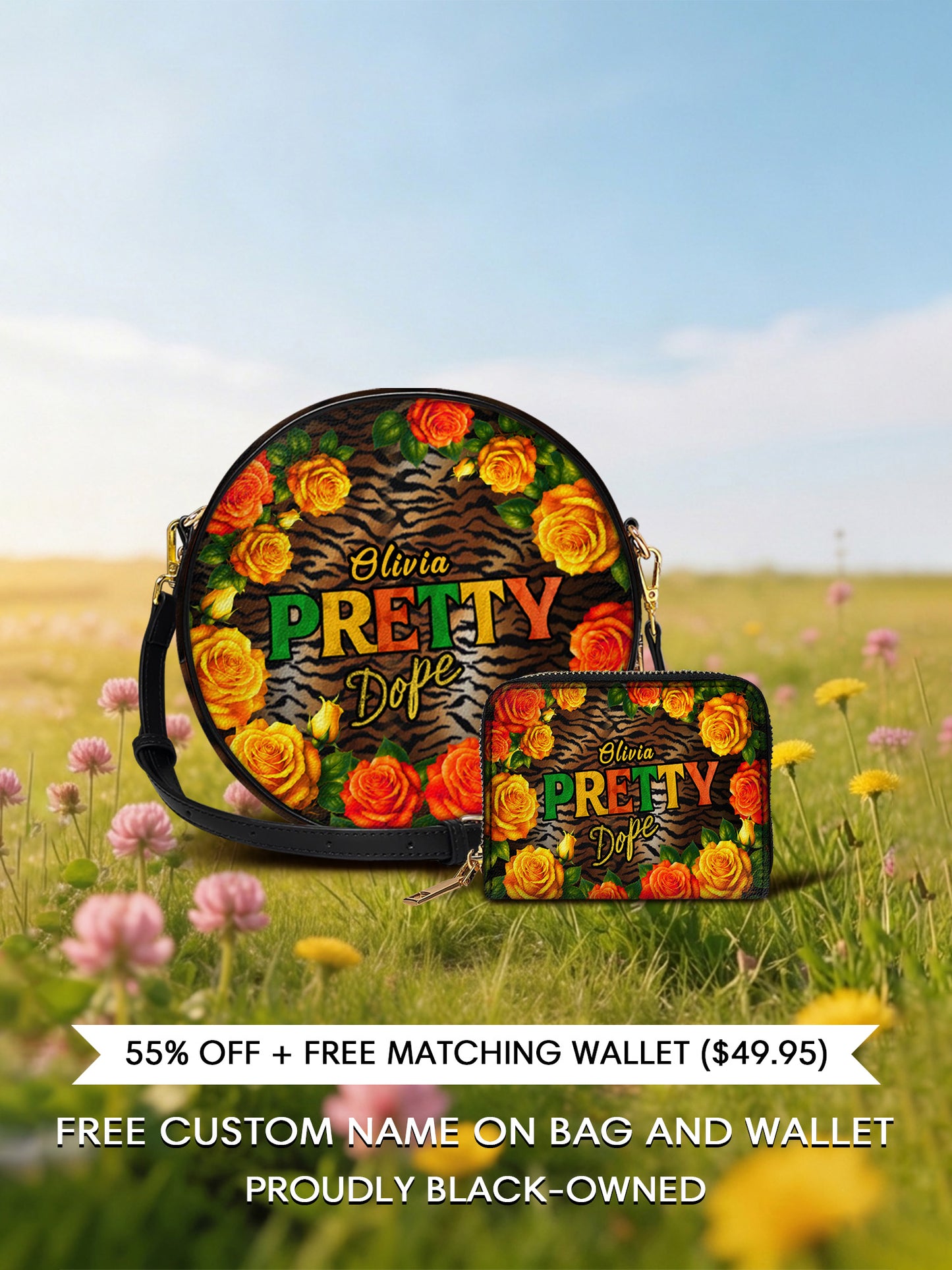 Melaniva “Pretty Dope” Leather Circle Crossbag Deal - Melaniva