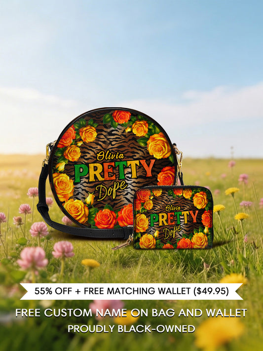 Melaniva “Pretty Dope” Leather Circle Crossbag Deal - Melaniva