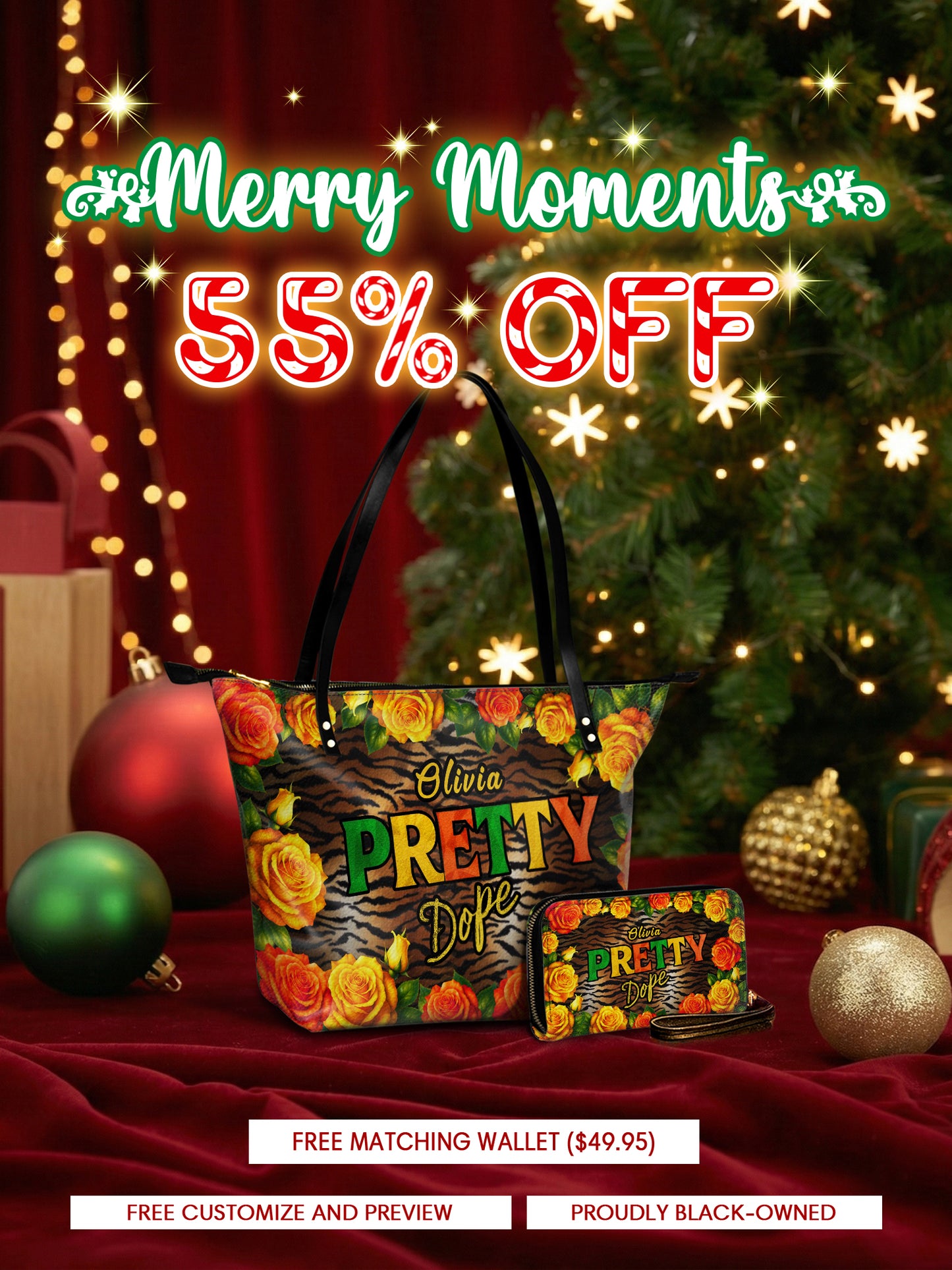 Melaniva “Pretty Dope” Leather Totebag Deal