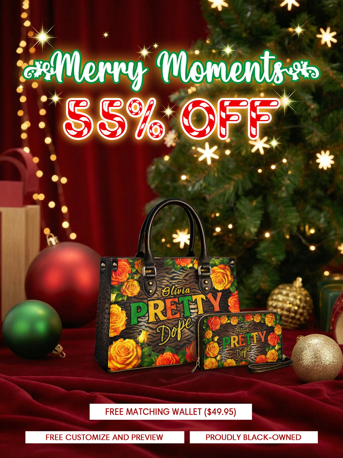 Melaniva “Pretty Dope” Leather Handbag Deal