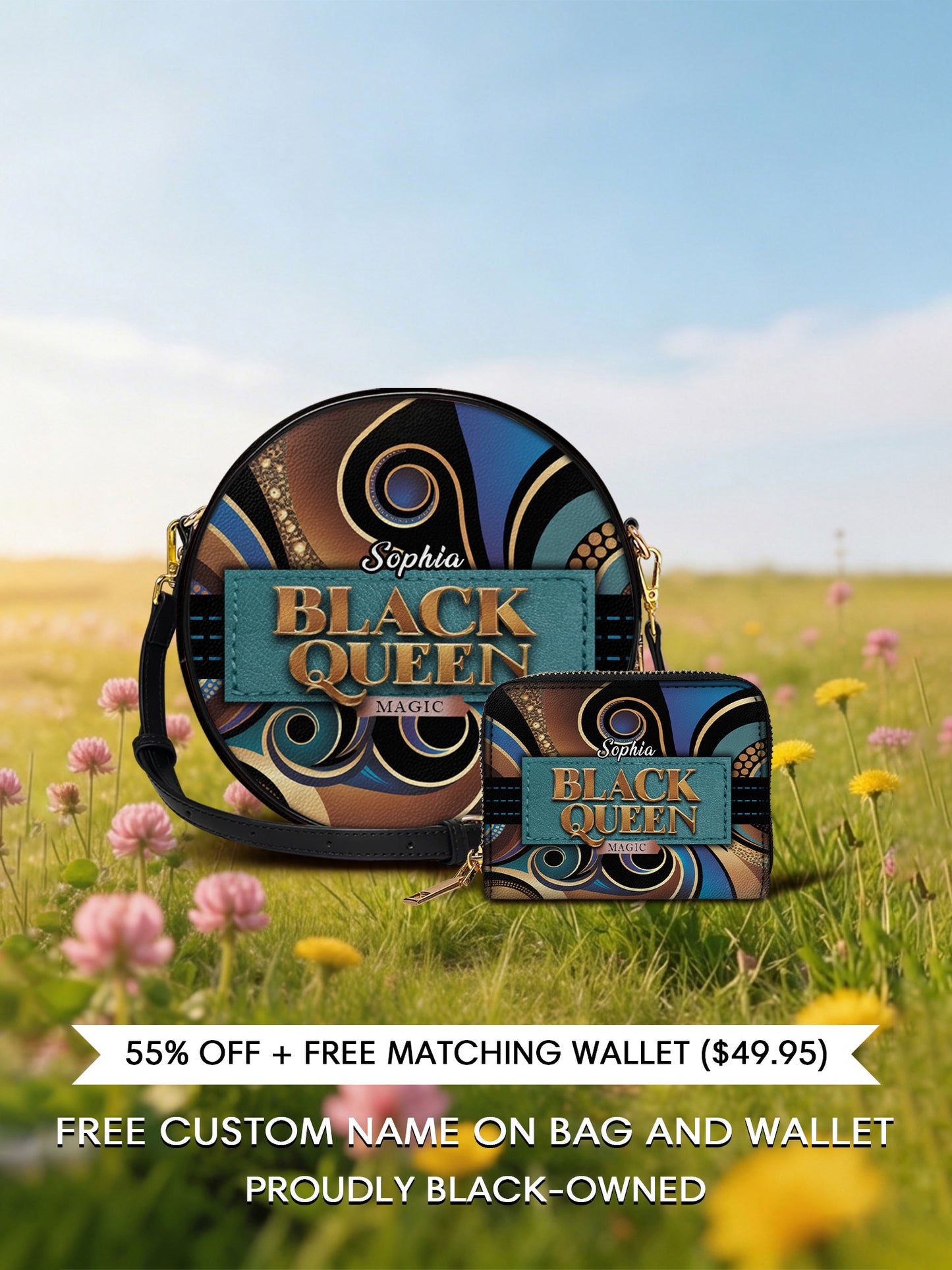 Melaniva “Royal Essence” Leather Circle Crossbag Deal - Melaniva