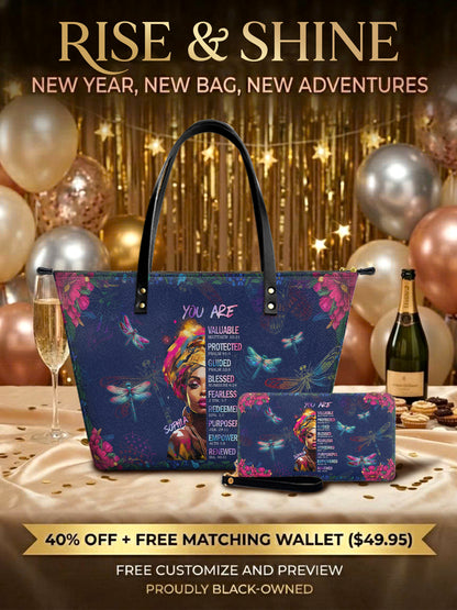 Melaniva “Divine Identity” Leather Totebag Deal - Melaniva